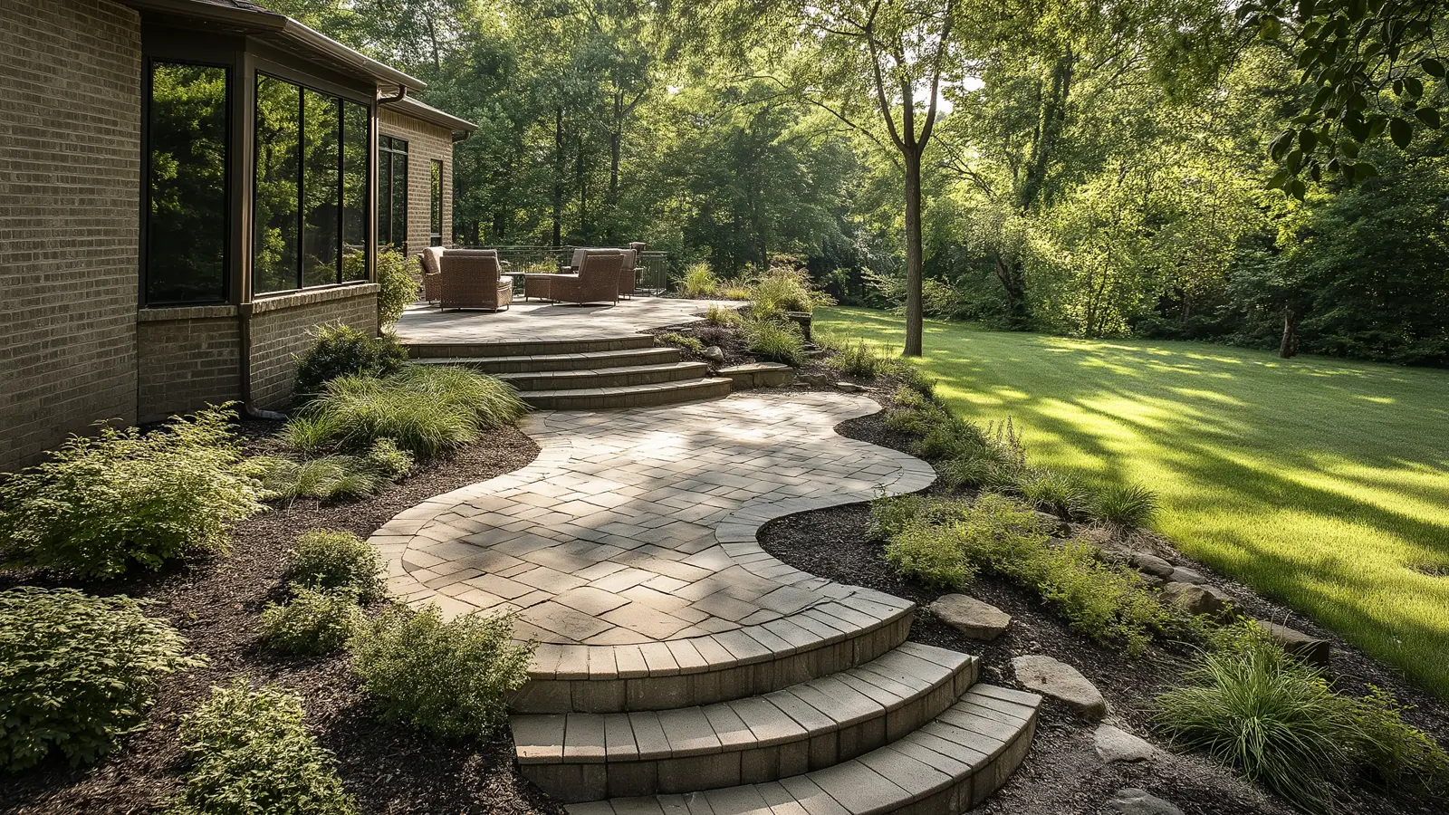 Hardscaping Trends for 2025: Patios, Walkways & Retaining Walls Hardscaping Trends for 2025: Patios, Walkways & Retaining Walls