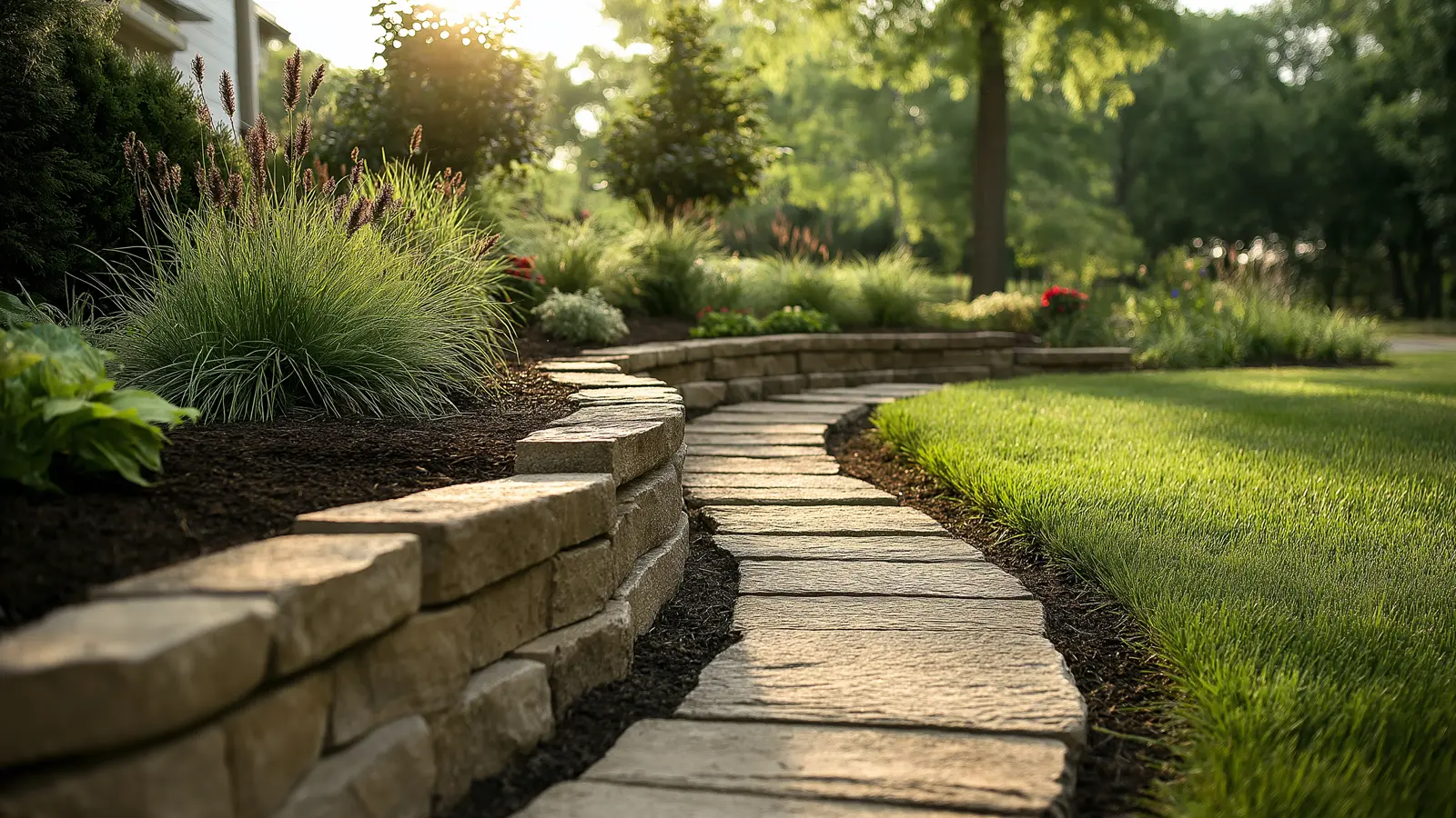 Hardscaping Trends for 2025: Patios, Walkways & Retaining Walls Hardscaping Trends for 2025: Patios, Walkways & Retaining Walls