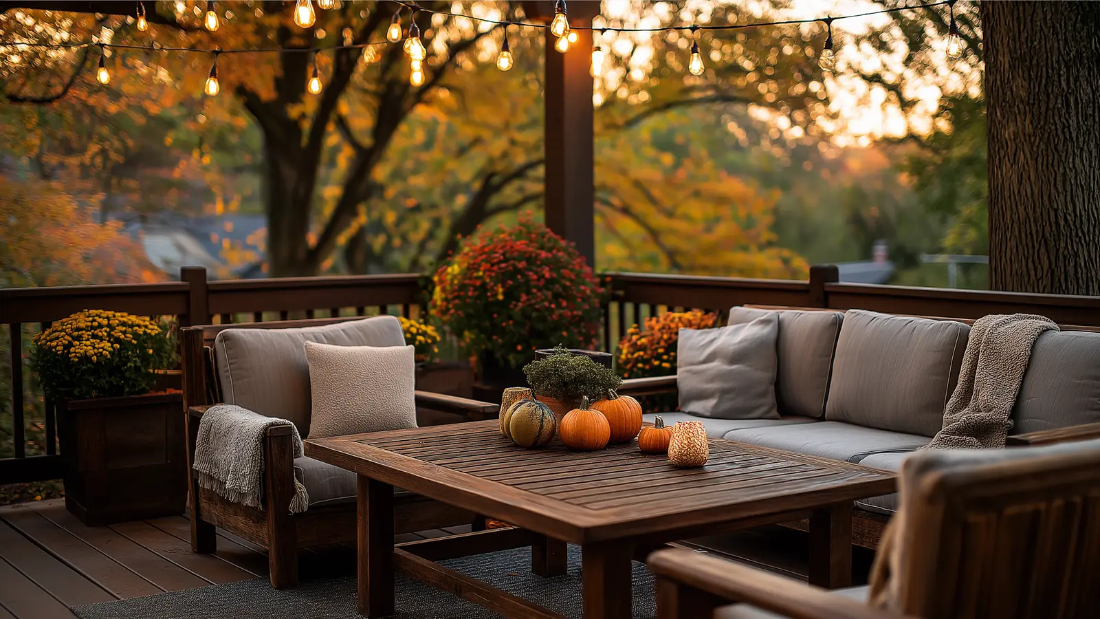 How to Prepare Outdoor Living Spaces for the Fall
