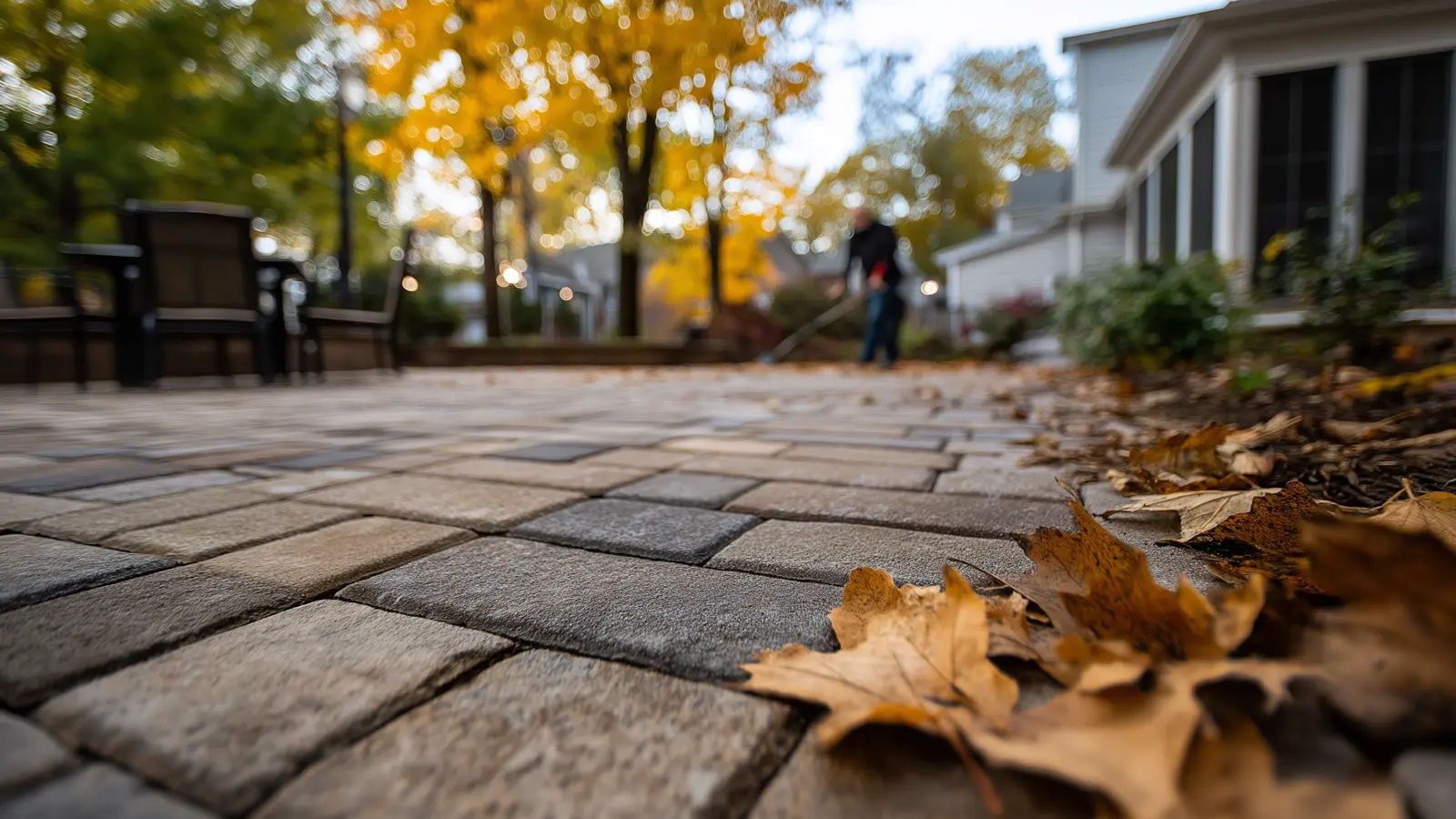 Fall Hardscape Maintenance: Prevent Damage from Leaves and Moisture Fall Hardscape Maintenance: Prevent Damage from Leaves and Moisture