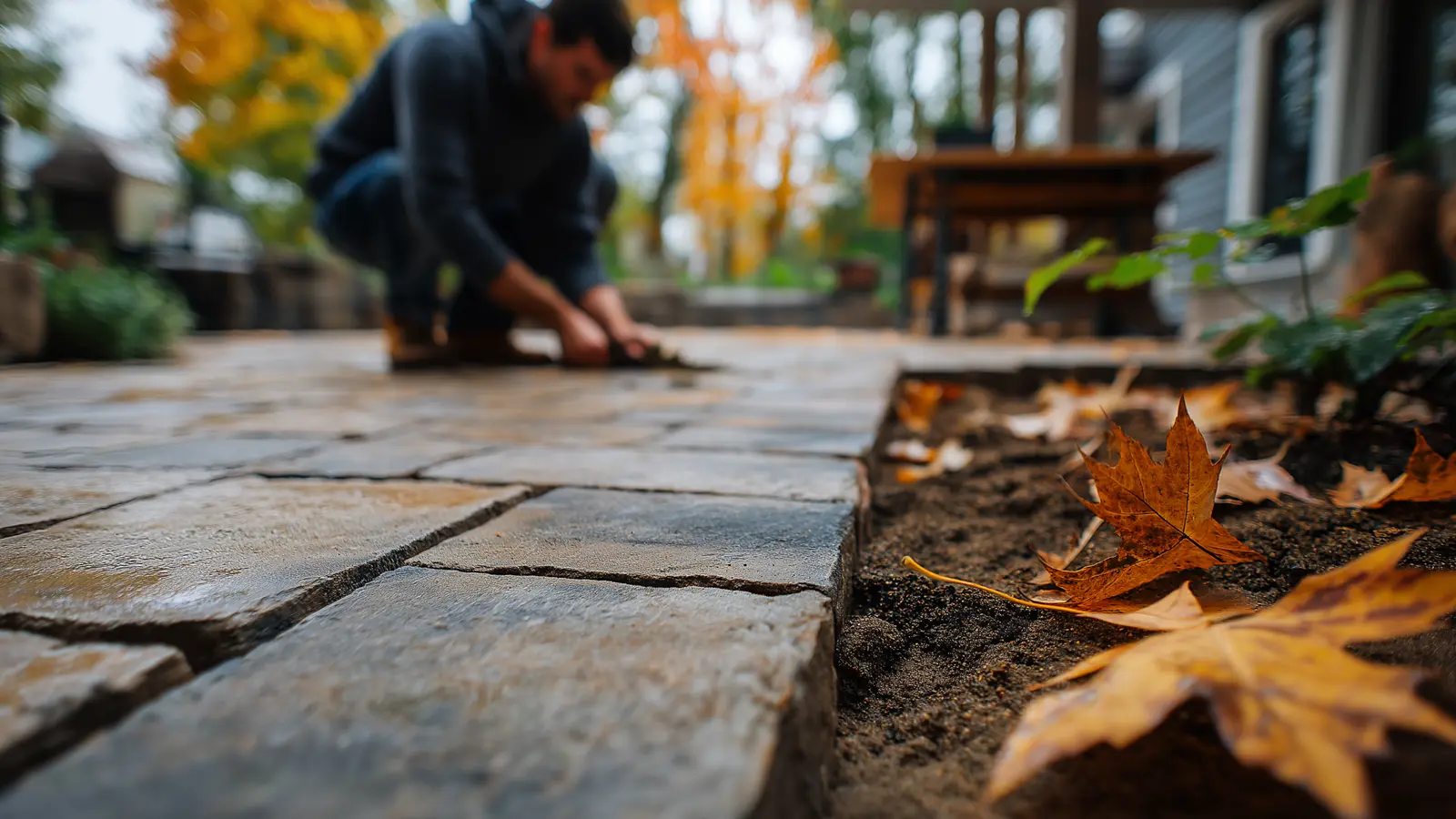 Fall Hardscape Maintenance: Prevent Damage from Leaves and Moisture Fall Hardscape Maintenance: Prevent Damage from Leaves and Moisture