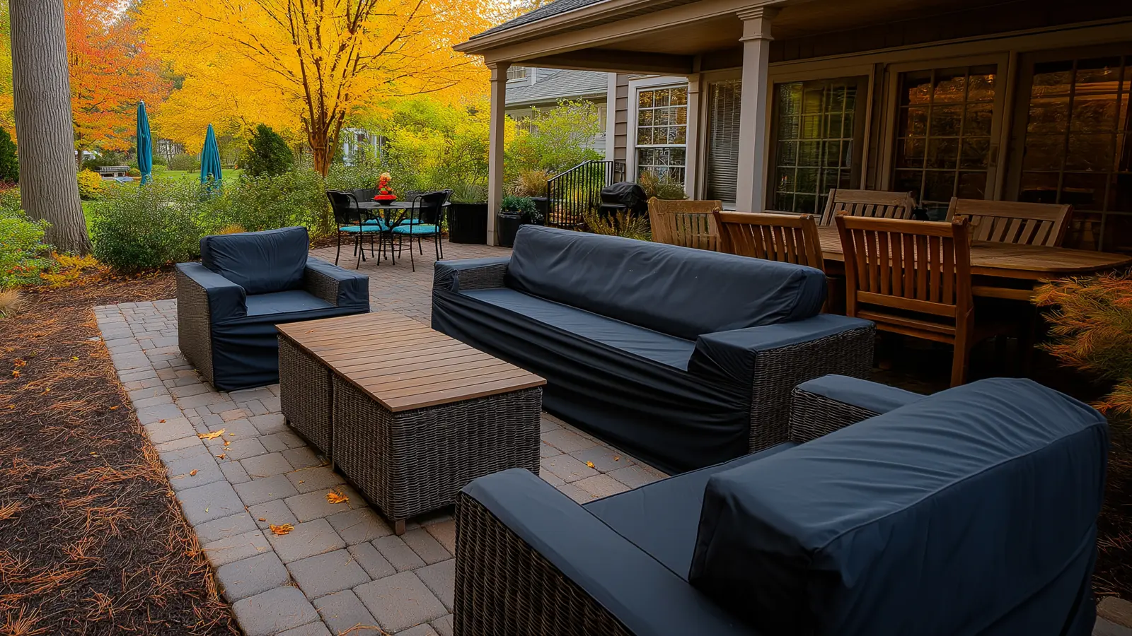 Fall Hardscape Maintenance: Prevent Damage from Leaves and Moisture Fall Hardscape Maintenance: Prevent Damage from Leaves and Moisture