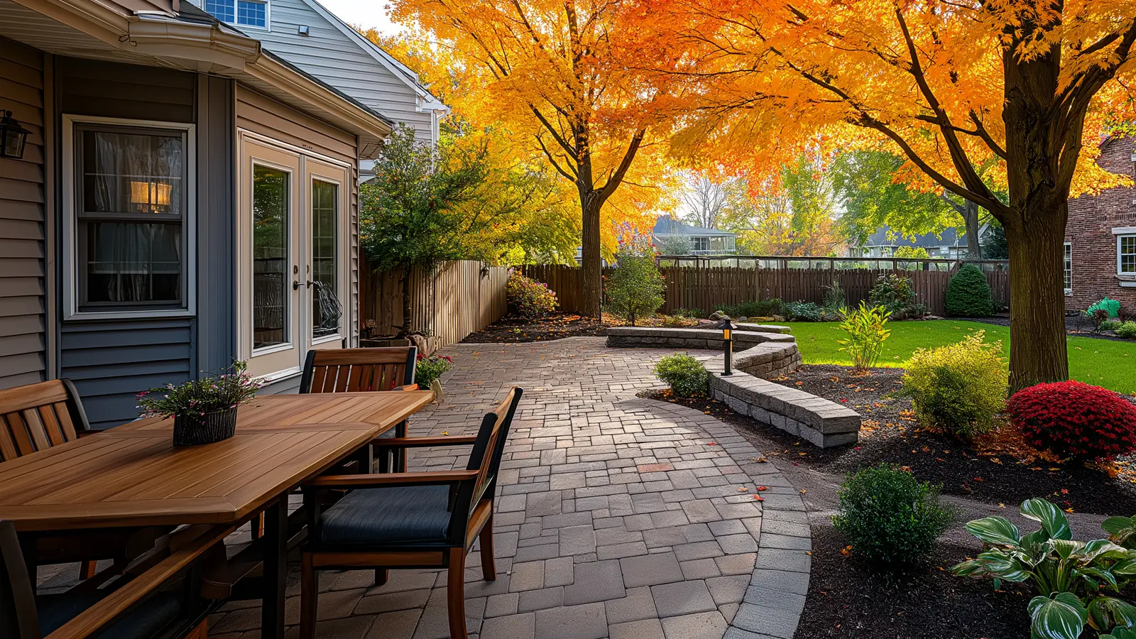 Fall Hardscape Maintenance: Prevent Damage from Leaves and Moisture Fall Hardscape Maintenance: Prevent Damage from Leaves and Moisture