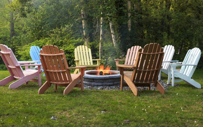 backyard fire pit