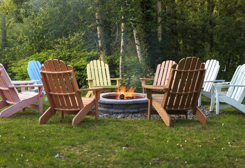 backyard fire pit