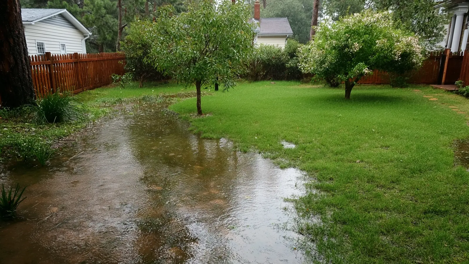 Why Some Lawns Stay Wet All Year, Even When Drainage Looks Fine