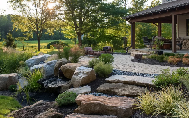 Using Rock to Landscape