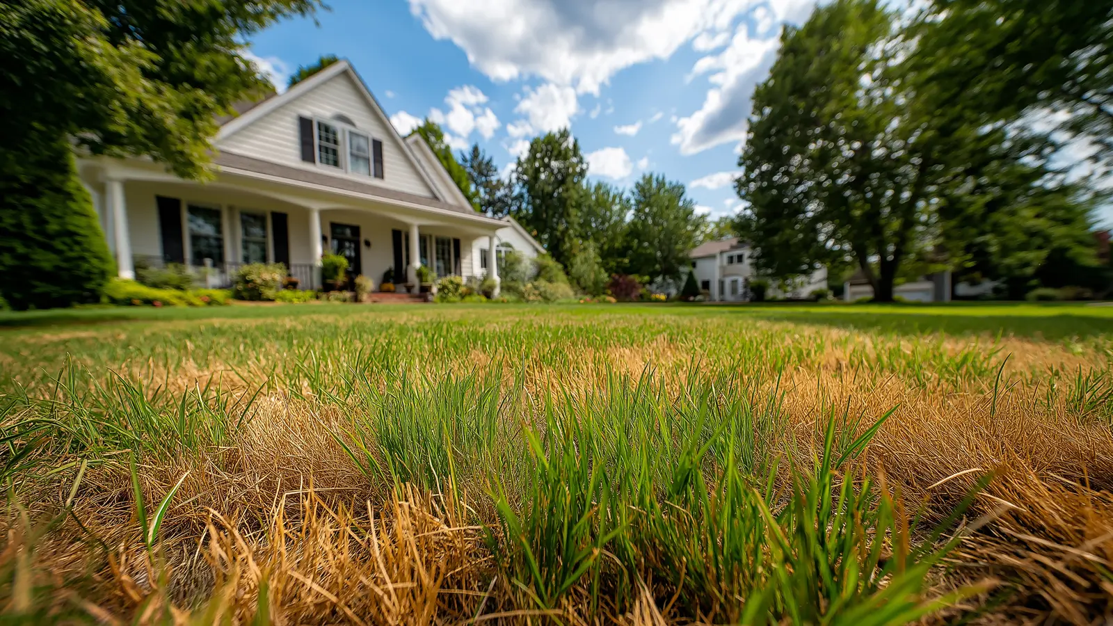 Summer Lawn Stress: How to Spot, Repair and Prevent Heat Damage Summer Lawn Stress: How to Spot, Repair and Prevent Heat Damage