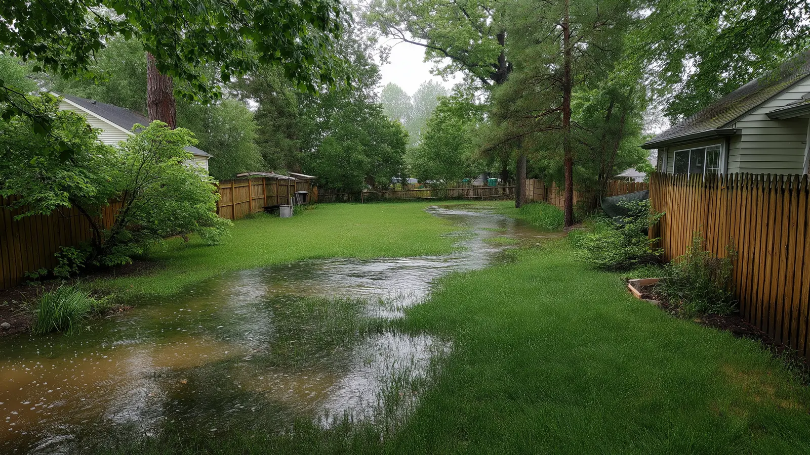 Why Does My Yard Stay Wet After Rain? Why Does My Yard Stay Wet After Rain?
