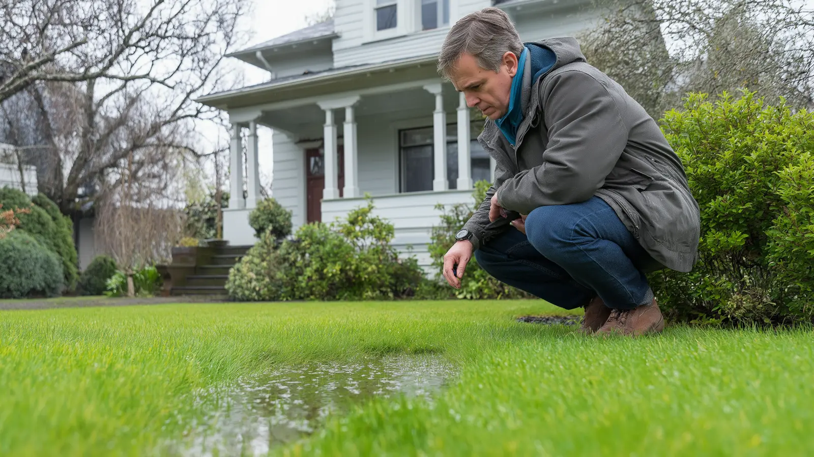 Why Does My Yard Stay Wet After Rain? Why Does My Yard Stay Wet After Rain?